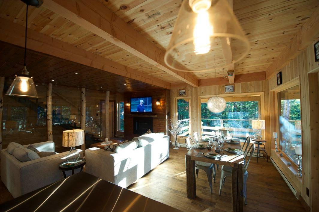 Les Bouleaux - Les Chalets Spa Canada La Malbaie Extérieur photo